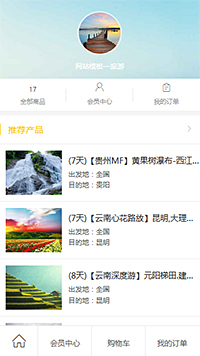 旅游在线商城模板